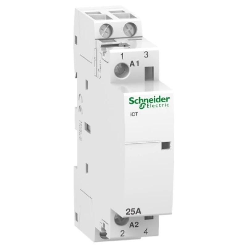 Schneider Electric, Kontaktör, Sessiz Kontaktör, iCT Kontaktör, Modüler Kontaktör, 25A Kontaktör, Din Ray Kontaktör, Aydınlatma 