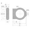 120mm Akım Trafosu Toroid MA120