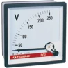 Federal FV96, voltmetre analog, 96x96 voltmetre, 0-500V voltmetre, analog voltmetre, pano tipi voltmetre, voltaj ölçer, elektrik