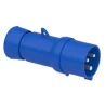 Pratika serbest fiş - düz - 3*32 A - 2P + E - 200...250 V AC - IP44