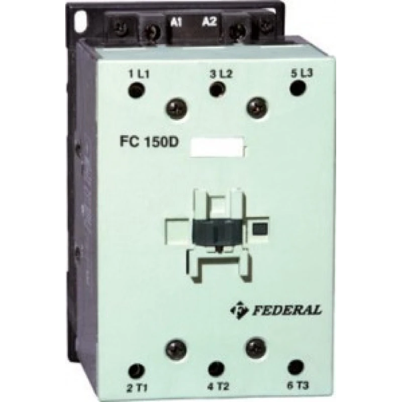 Federal FC-150D, 75kW kontaktör, 150A kontaktör, 3 fazlı kontaktör, endüstriyel kontaktör, motor kontaktörü, FC-150D, kontaktör 