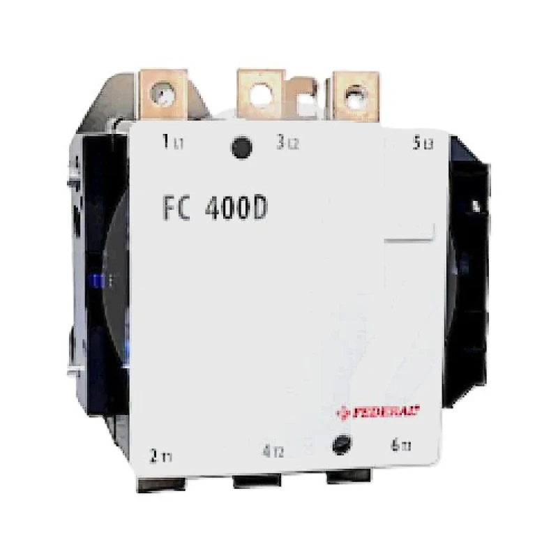 Federal FC-400D, 200kW kontaktör, 400A kontaktör, 3 fazlı kontaktör, endüstriyel kontaktör, motor kontaktörü, FC-400D, kontaktör