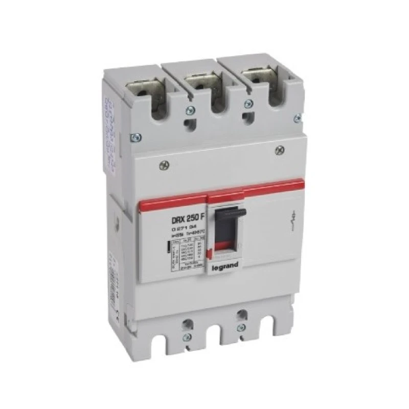 Legrand 3x160A kompakt şalter, 160 Amper kompakt şalter, 25kA şalter, DRX125 şalter, sabit tip kompakt şalter, endüstriyel devre