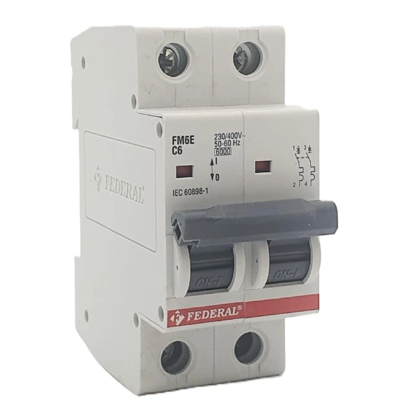 2x6A 6kA C Sigorta Fm6-Fm6E Federal