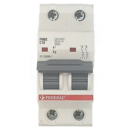 2x10A 6kA C Sigorta Fm6-Fm6E Federal