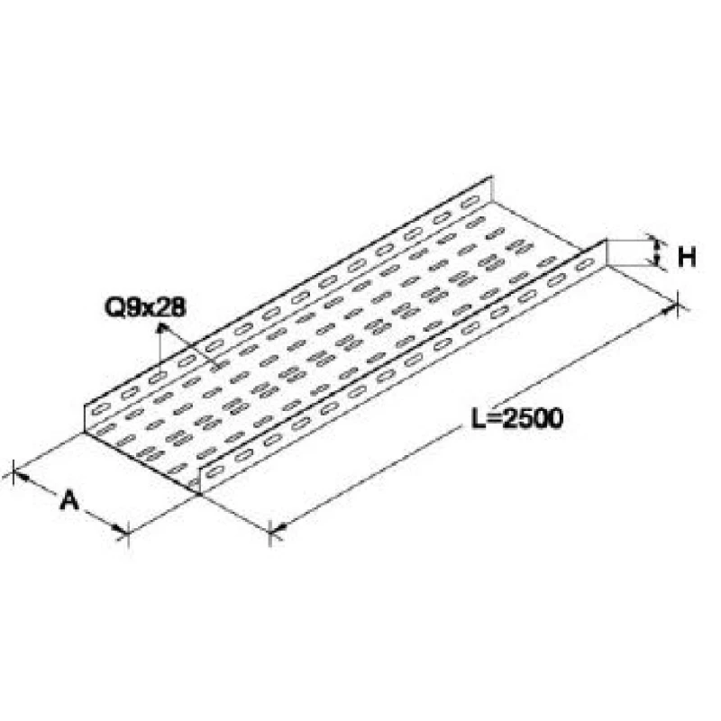 300x40x1,0mm Sac Kanal