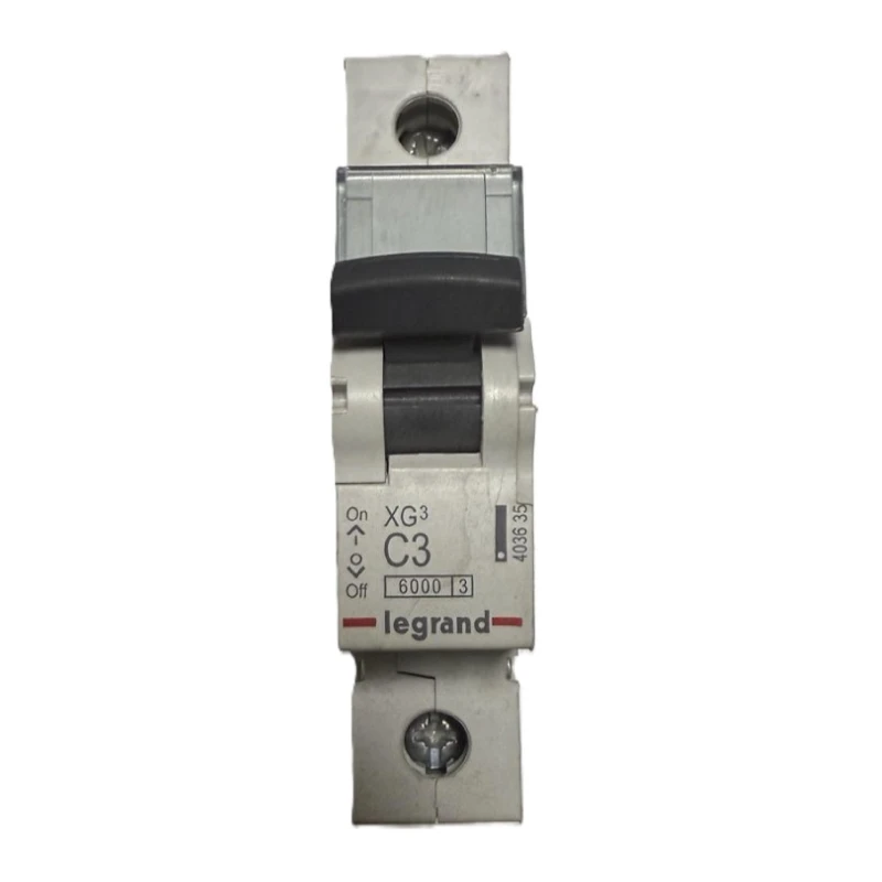 Legrand 1x3A sigorta, 3 Amper C tipi, 6kA sigorta, monofaze sigorta, hassas devre sigortası, kontrol paneli sigortası, Legrand o