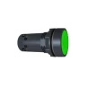 Buton Start 22mm Plastik Yaylı Yeşil
