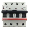 Federal, FM6, FM6E, otomatik sigorta, 4x63A, 4 kutup, 6kA, C tipi, C eğrisi, kısa devre koruması, aşırı yük koruması, 3 faz, end