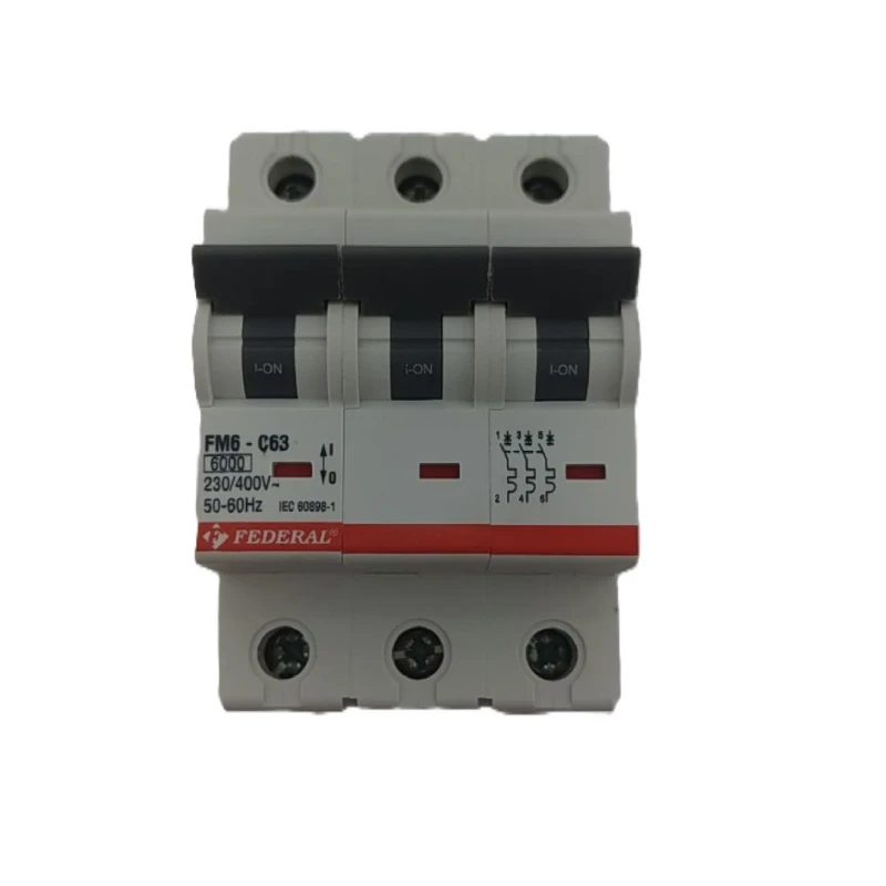 3x63A 6kA C Sigorta Fm6-Fm6E Federal