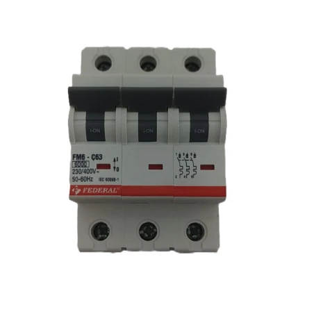 3x63A 6kA C Sigorta Fm6-Fm6E Federal