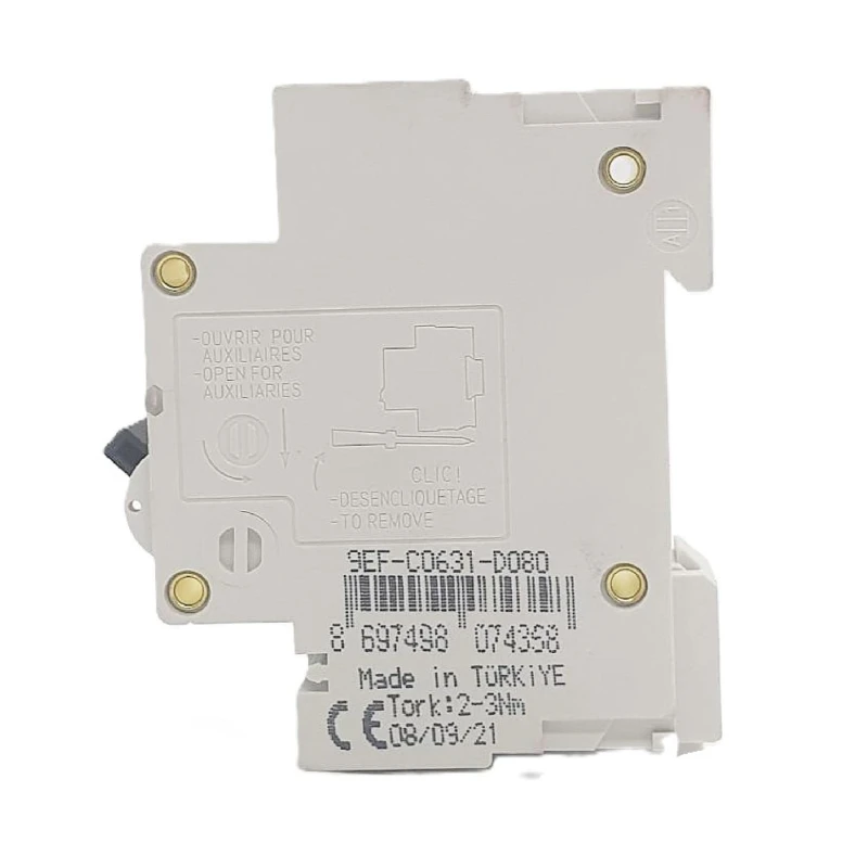 Federal sigorta, 1x80A, 6kA, C sigorta, Fm6L, otomatik sigorta, Federal elektrik, devre kesici, monofaze sigorta, 80 amper, elek