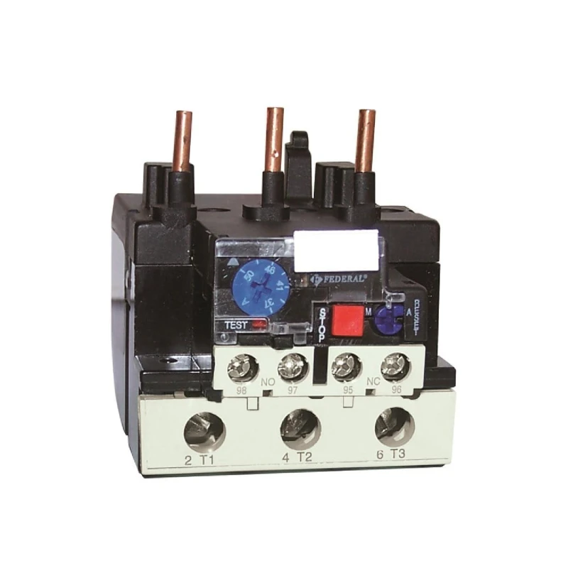 Federal termik röle, FTR25, 1,6-2,5A termik röle, motor aşırı yük koruması, termik röle fiyatları, endüstriyel termik röle, kont