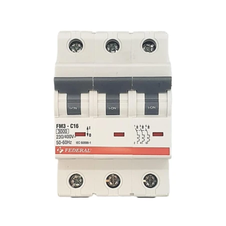 3x16A 3kA C Sigorta Fm3 Federal