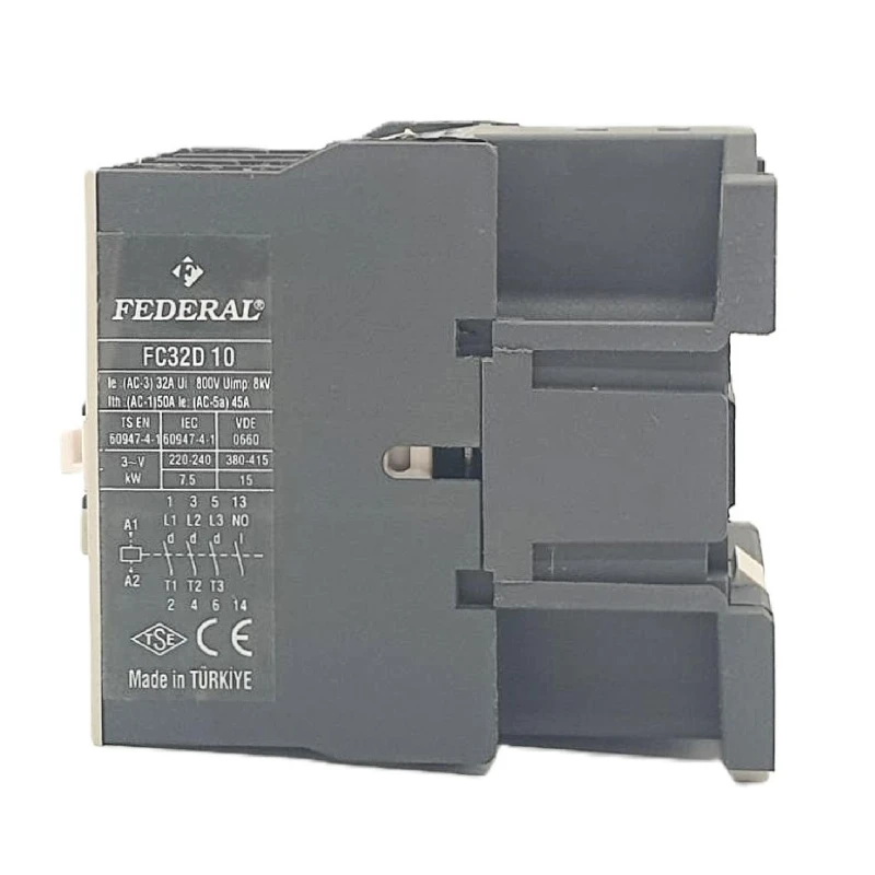 15kW 32A Kontaktör 3P 1NA FC-32D10 Federal