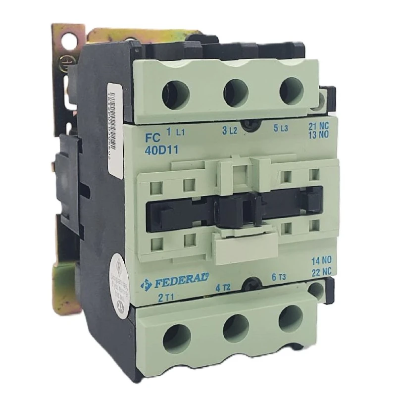 18,5kW 40A Kontaktör 3P 1NA1NK FC-40D11 Federal