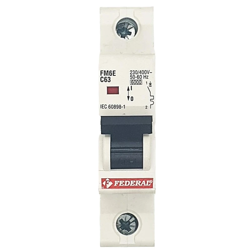 1x63A 6kA C Sigorta Fm6 ES Federal