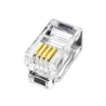 RJ9 Konnektör 4P/4C Telefon Ahize Kablosu İçin