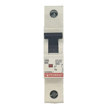 1x25A 6kA B Sigorta Fm6 ES Federal
