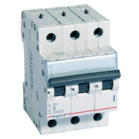 Legrand 3x25A sigorta, 25 Amper B tipi sigorta, 4,5kA sigorta, trifaze sigorta, üç fazlı sigorta, Legrand otomat, devre kesici.