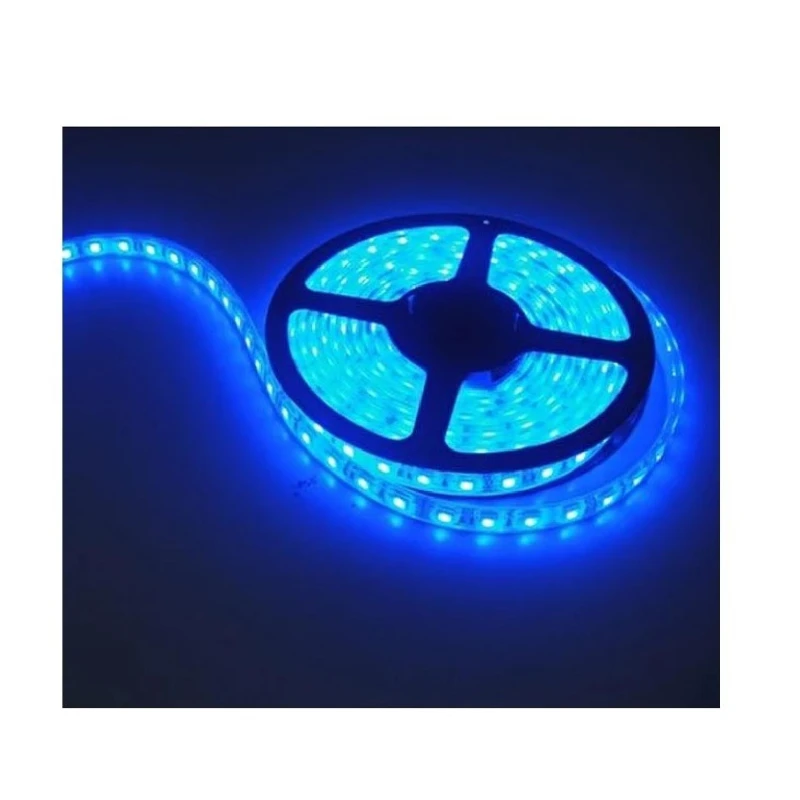 Şerit LED, 10 metre şerit LED, mavi şerit LED, çip LED, LED şerit, dekoratif aydınlatma, iç mekan aydınlatma, mavi ışık LED, LED
