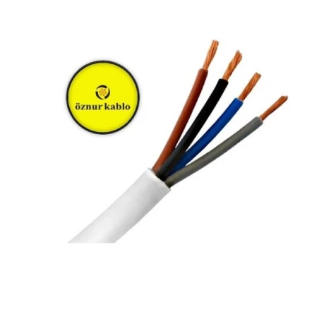 4x1,5 mm2 Ttr Kablo H05VV-F (NYMHY) 300/500 V