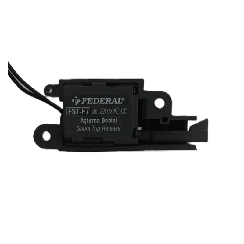 Federal, F71, açtırma bobini, şönt açma bobini, 230V AC, 230V DC, şalter, kompakt şalter, kesici, otomasyon, uzaktan kontrol, el