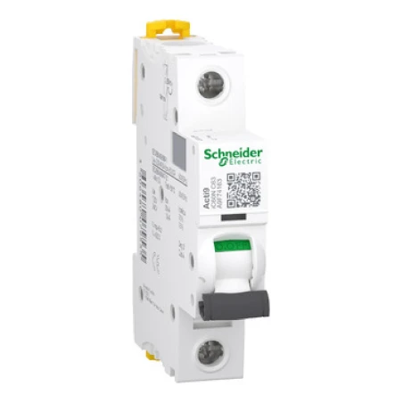 Schneider Electric, Acti 9, iC60N, Otomatik Sigorta, 1P 63A Sigorta, 6kA Sigorta, C Tipi Sigorta, Elektrik Sigortası, Devre Kesi