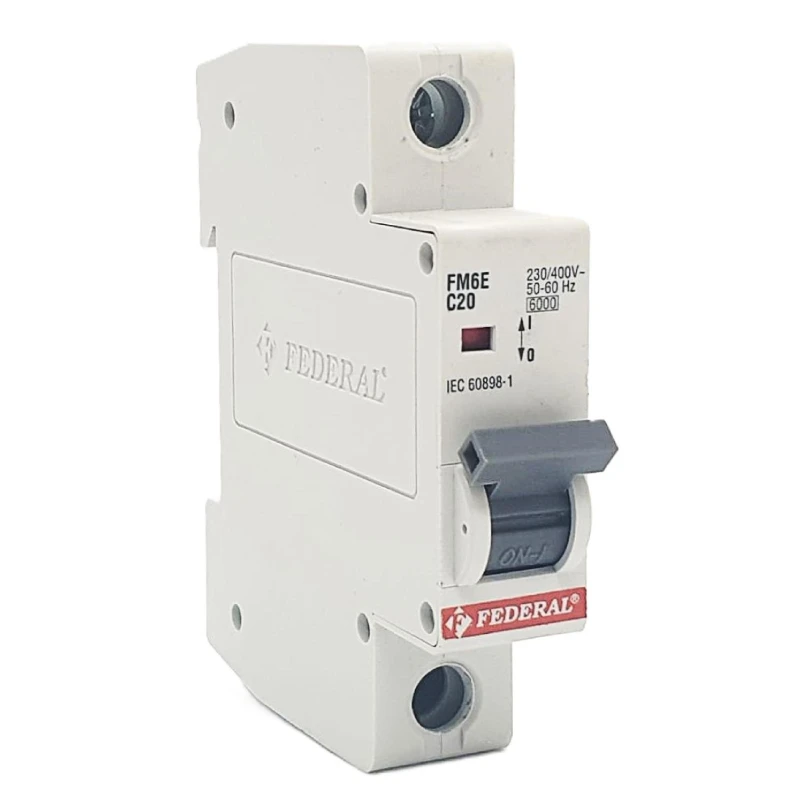 1x20A 6kA C Sigorta Fm6-Fm6E Federal