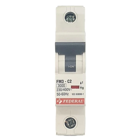 1x2A 3kA C Sigorta Fm3 Federal