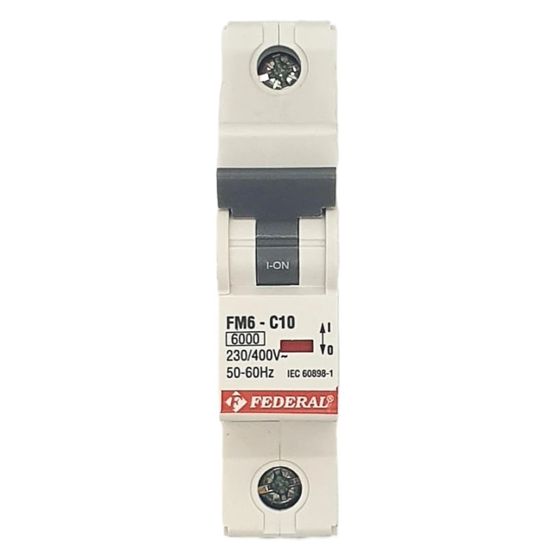 1x10A 6kA C Sigorta Fm6-Fm6E Federal