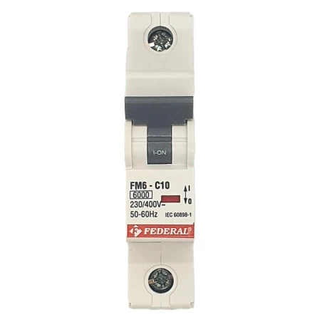 1x10A 6kA C Sigorta Fm6-Fm6E Federal