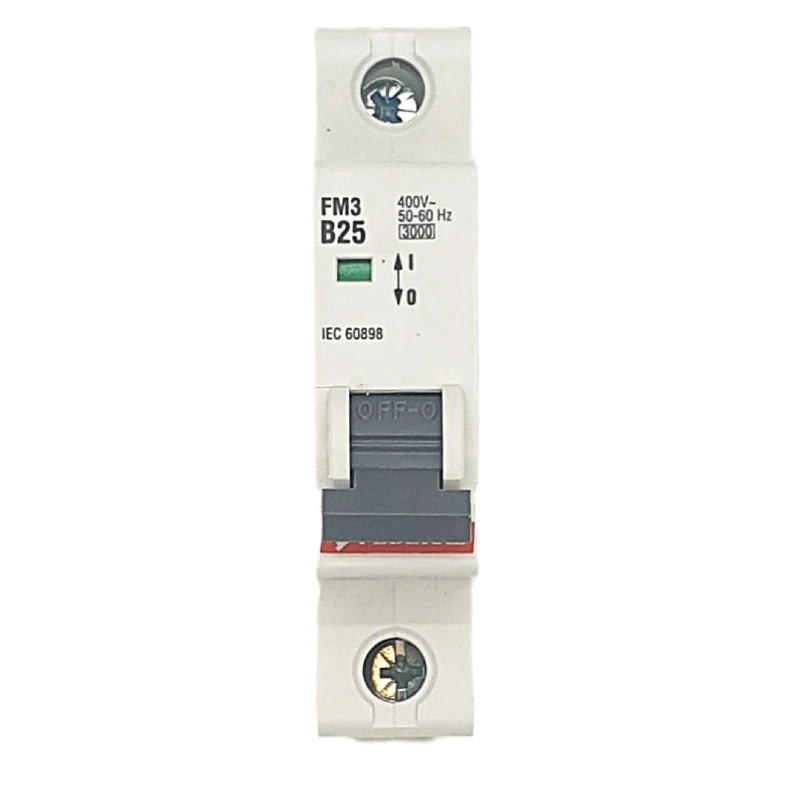Federal sigorta, 1x25A, 3kA, B sigorta, Fm3, otomatik sigorta, Federal elektrik, devre kesici, monofaze sigorta, 25 amper, elekt