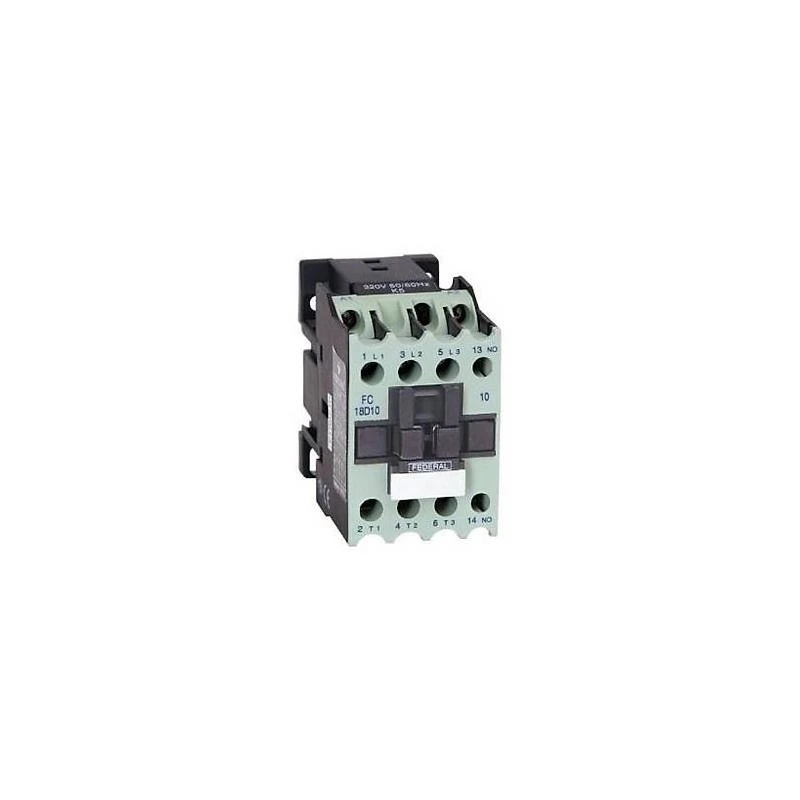 7,5kW 18A Kontaktör 3P 1NA FC-18D10 Federal