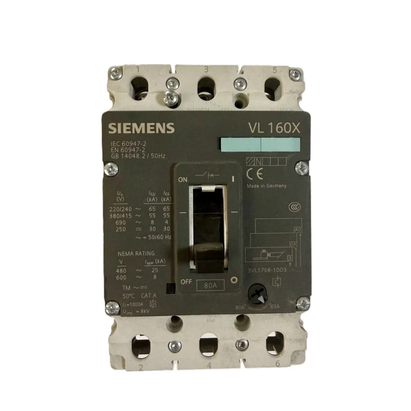 Siemens 3x63-80A 55kA VL160X Kompakt Şalter